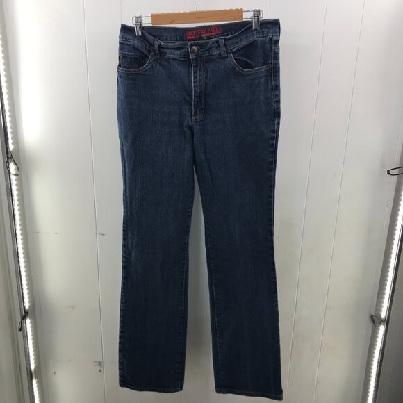 Battery Park boot cut medium wash denim jeans size 10 long - Picture 1 of 3